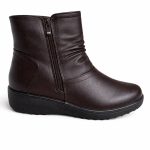 Ladies Classic Rouge Ankle Boot Brown - 8 Brown