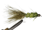 Scientific Fly Woolly Bugger Olive Gold Brass Bead 10