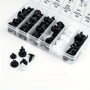 100PCS Universal Car Fastener Clips - 6 Different Types Of Plastic Buckles For Secure Fastening