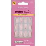 Beauty Topic Mani-cute Short Oval Light Pink Nail Set 24 Pack