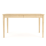 Laila Tapered Desk With 2 Drawers - White Oak
