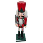 Habitat Wooden Soldier Nutcracker With Sword Height: 26CM