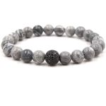 Tourmalinated Quartz Bracelet With Black Lucky Ball