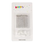 White Candle With Holder Pack Of 10