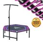 Purple Rebounder Hex MINI Trampoline Spring Free With Adjustable Handle