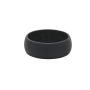 Nano Men's Silicone Rings - Black / 12