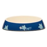 Rogz Catz Bowlz - Fishcake - Blue Floral