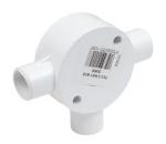SECURI-PROD Conduit Pvc 20MM 3-WAY Box Lid & Screws
