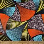 Wax Printed Piece Wave-multi 480CMX112CM