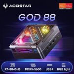 Aoostar MINI PC Ryzen 7 8845HS 7840HS DDR5 SSD Desktop Computer Windows 11 Pro