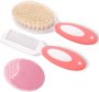 3PCS Baby Hair Brush Silicone Bath Brush And Comb Set