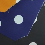 50D 4 Way Span Polka Mustard