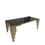 Prestige Home - Cooper Black Marble Top Dining Table Gold