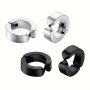 1PAIR/2PAIRS Stainless Steel Men's Ear Clips Non-piercing Earrings Punk Clip Earrings For Men