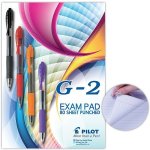 Exam Pads 80 Sheet Feint & Margin - Punched