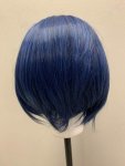 Navy Blue Bob Wig