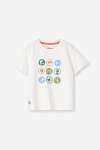 BOYS Graphic Tee - 7 Off White