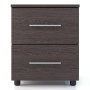Bam Oslo Two Drawer Night Stand African Wenge
