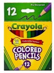 Crayola 12 Half Length Coloured Pencils