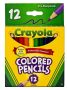 Crayola 12 Half Length Coloured Pencils