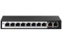NexGen Computing 10 Port Fast Ethernet 8 PoE 96W Switch