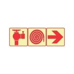 Sabs Fire Hydrant Hose Reel + Red Arrow Right Sign F9