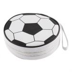 EBOX 24PCS Cd Holder Black & White Socce