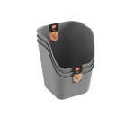 Ezy Storage Utile Small Open Front Cup Pack Of 3 - Grey