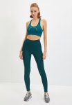Slimming Sports Tights - Petrol