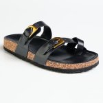 Madison Maxine Sandal - Black - 8