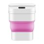 Inductive Trash Can Touchless Sensor Folding Bin - Pink