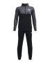 Boys' Ua Knit Colorblock Track Suit - Black / Ysm