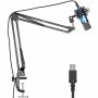 Neewer NW-7000 USB Professional Studio Condenser Microphone And NW-35 Adjustable Suspension Scissor Arm Stand With Shock Mount And Table Mounting Clamp Kit Perfect For