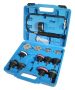 Racoona Radiator Pressure Tester Kit Coolant Pressure Tester Radiator Pressure Leakage Tester Tool Car Accessories Automotive Cooling System Water Tan