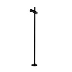 Core Spot Aluminium LED Garden Bollard Lamp Black
