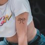 Chic & Sweet Temporary Tattoo Sticker - Rectangular Lasts 1-3 Days Perfect For Makeup Enthusiasts
