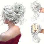 Claw Messy Hair Buns Tousled Updo Chignon Synthetic Hair Extensions Elegant For Daily Use Hair Accessories