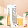 Dual-sided Stainless Steel Cheese Grater With Storage Container