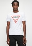 Guess Cn Short Sleeve Original Logo Tee - Pure White
