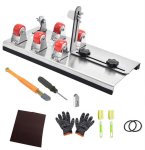 Glass Bottle Cutter Glass Wine Bottle Cutting Tool Kit For Round Bottle - Red Steel Cutter Kitchen Tool Set