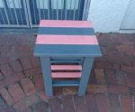 Pink And Grey Pedestal