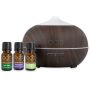 Oco Life Ultrasonic Diffuser 400MLS And Home Essential Kit 3 Oils Dw