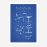 Art Poster A3 - Tilt-back Chair
