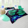 Neon Teal Dream Fighter Duvet Cover Set King