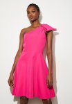 Bow Detail Skater Dress - Fuschia