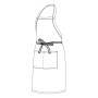 Chefs Uniform - Full Bib White Apron - UNI4019