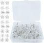 100PCS Flower Push Pins Reusable Small Thumbtacks For Cork Boards
