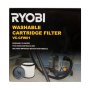 Ryobi Washable Cartridge Filters