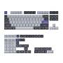 Ksa Profile Double-shot Pbt Keycap Set Smoke & Ash