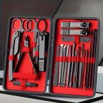 Nail Clippers Manicure Tool Set With Portable Travel Case Cuticle Nippers And Cutter Kit Professional Nail Clippers Pedicure Kit